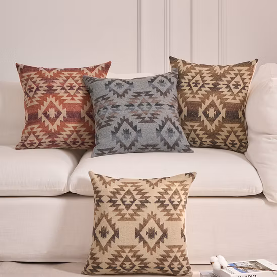 Neuer Stickerei-Kissenbezug für Büro, Sofa, Rückseite, Bett, Auto, Kissenbezug, neuer modischer europäischer Luxus-Jacquard-Kissenbezug