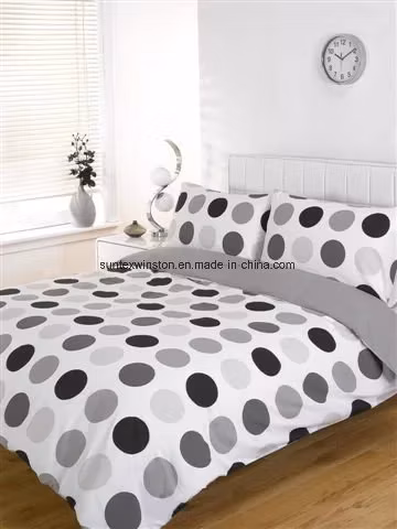 Bettbezug und Kissenbezüge aus 100 % Polyester-Mikrofaser